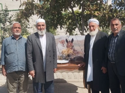 مراسم پنجمین سالگرد شهید خدمت سلامت دکتر عبدالجلیل غیادی در جرگلان برگزار شد
